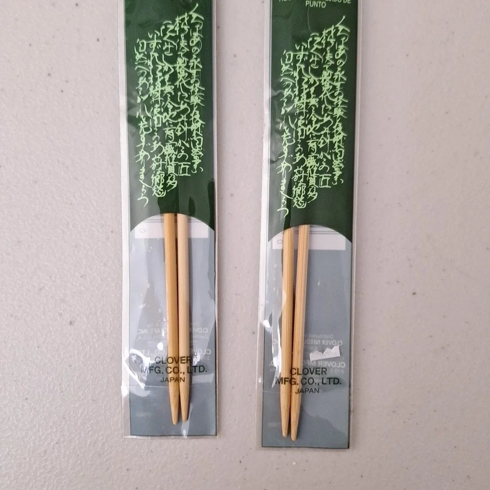 Clover‎ Takumi Bamboo Double Point Knitting Needles 9